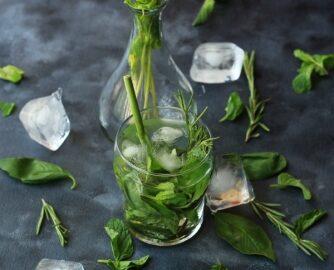 Basil Rosemary And Mint Drink For Weight Loss